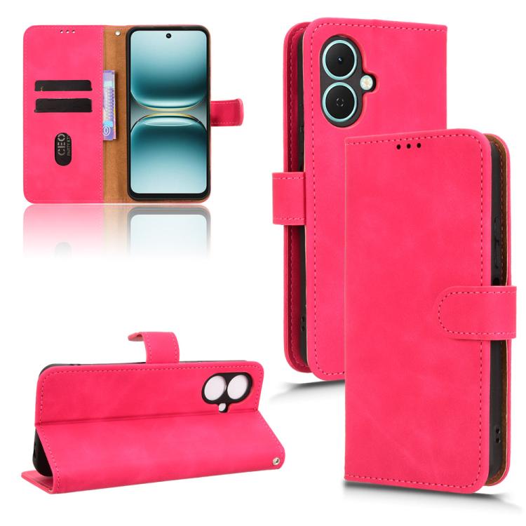 Skin Feel Magnetic Flip Leather Phone Case, For Tecno Spark 40 4G, For Tecno Pova 7 Ultra 5G, For Tecno Spark Go 2 4G, For Tecno Pova Curve 5G, For Tecno Camon 40 Premier, For Tecno Camon 40, For Tecno Spark 30 Pro 4G, For Tecno Spark Go 2025 / Spark G...