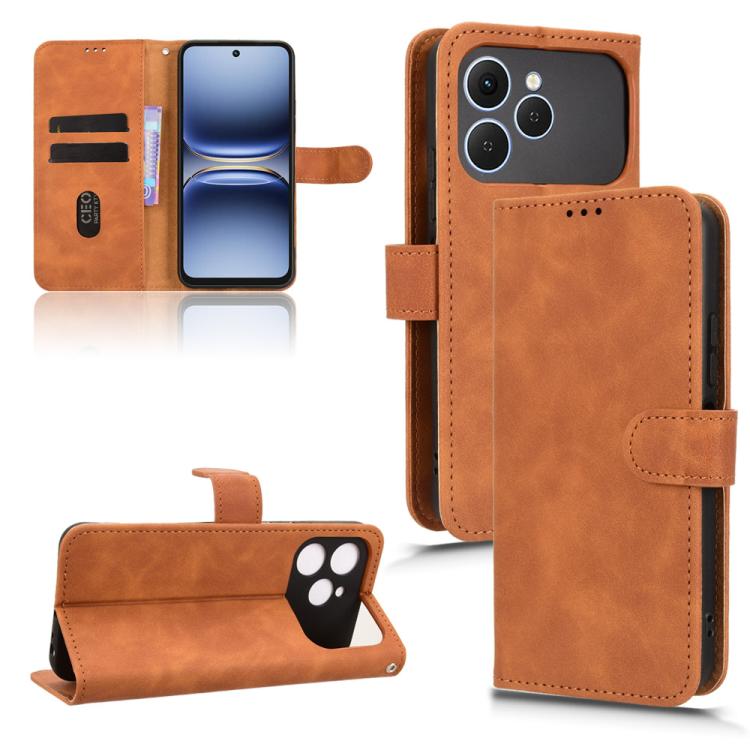 Skin Feel Magnetic Flip Leather Phone Case, For Tecno Pova 7 5G, For Tecno Spark 40 Pro+, For Tecno Spark 40 Pro 4G, For Tecno Spark 40 4G, For Tecno Pova 7 Ultra 5G, For Tecno Spark Go 2 4G, For Tecno Pova Curve 5G, For Tecno Camon 40 Premier         ...