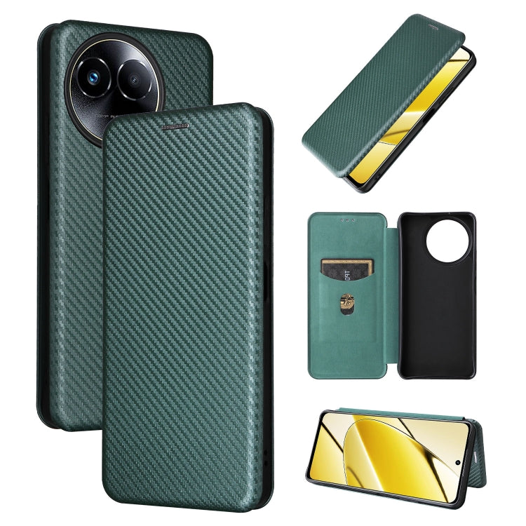 Carbon Fiber Texture Flip Leather Phone Case, For Realme 11 5G / 11x, For Realme C53 4G / Narzo N53 4G, For Realme 11 5G, For Realme 11 Pro / 11 Pro+