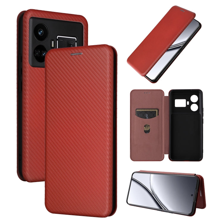 Carbon Fiber Texture Flip Leather Phone Case, For Realme C67 4G, For Realme 11 4G Global, For Realme GT5 5G, For Realme 11 5G / 11x, For Realme C53 4G / Narzo N53 4G, For Realme 11 5G, For Realme 11 Pro / 11 Pro+