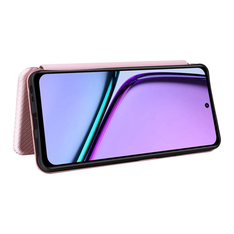Carbon Fiber Texture Flip Leather Phone Case, For Realme C67 4G, For Realme 11 4G Global, For Realme GT5 5G, For Realme 11 5G / 11x, For Realme C53 4G / Narzo N53 4G, For Realme 11 5G, For Realme 11 Pro / 11 Pro+