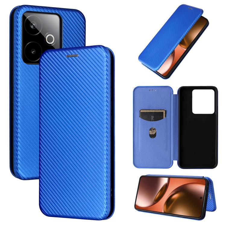 Carbon Fiber Texture Flip Leather Phone Case, For Realme Note 80 4G, For Realme 16 5G, For Realme 16 Pro+ 5G, For Realme 15x 5G India / C85 5G, For Realme C85 Pro 4G, For Realme 15T 5G, For Realme 15 5G / Realme 15 Pro 5G, For Realme GT 7 Global       ...