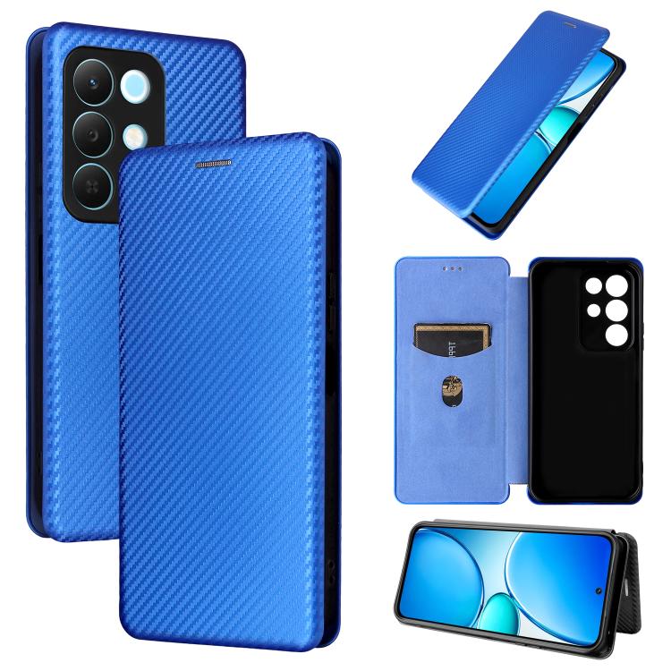 Carbon Fiber Texture Flip Leather Phone Case, For Realme Note 80 4G, For Realme 16 5G, For Realme 16 Pro+ 5G, For Realme 15x 5G India / C85 5G, For Realme C85 Pro 4G, For Realme 15T 5G, For Realme 15 5G / Realme 15 Pro 5G, For Realme GT 7 Global       ...