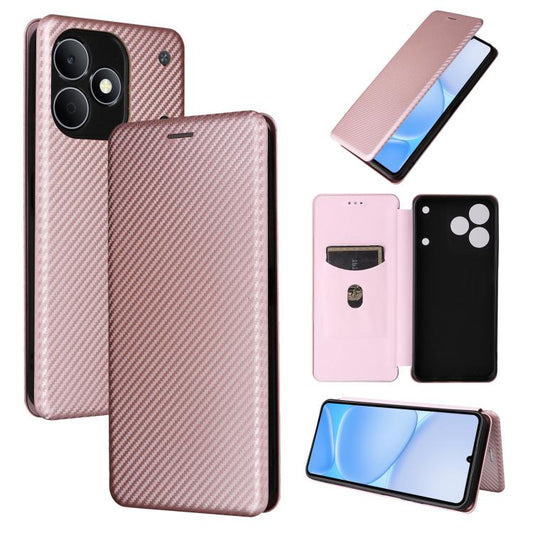 Carbon Fiber Texture Flip Leather Phone Case, For Realme Note 80 4G, For Realme 16 5G, For Realme 16 Pro+ 5G, For Realme 15x 5G India / C85 5G, For Realme C85 Pro 4G, For Realme 15T 5G, For Realme 15 5G / Realme 15 Pro 5G, For Realme GT 7 Global       ...