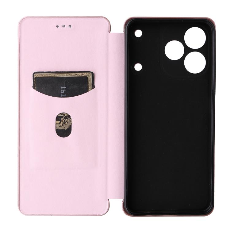 Carbon Fiber Texture Flip Leather Phone Case, For Realme Note 80 4G, For Realme 16 5G, For Realme 16 Pro+ 5G, For Realme 15x 5G India / C85 5G, For Realme C85 Pro 4G, For Realme 15T 5G, For Realme 15 5G / Realme 15 Pro 5G, For Realme GT 7 Global       ...