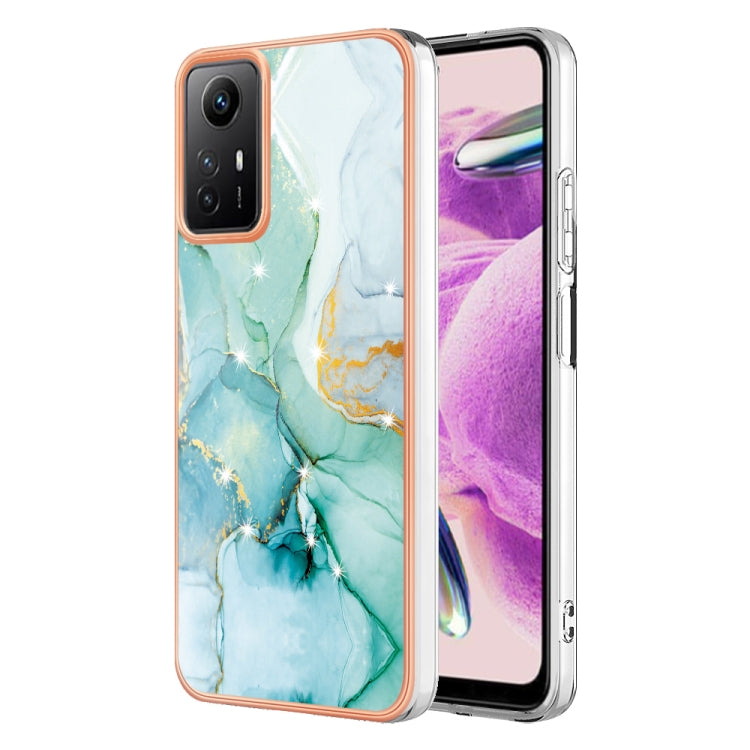 Electroplating Marble Dual-side IMD Phone Case, For Xiaomi Redmi Note 13 Pro+ 5G, For Xiaomi Redmi Note 13 Pro 5G Global, For Xiaomi 13T/13T Pro, For Xiaomi Poco F5 5G/Redmi Note 12 Turbo, For Xiaomi Poco F5 Pro 5G/Redmi K60, For Xiaomi Redmi Note 12S ...