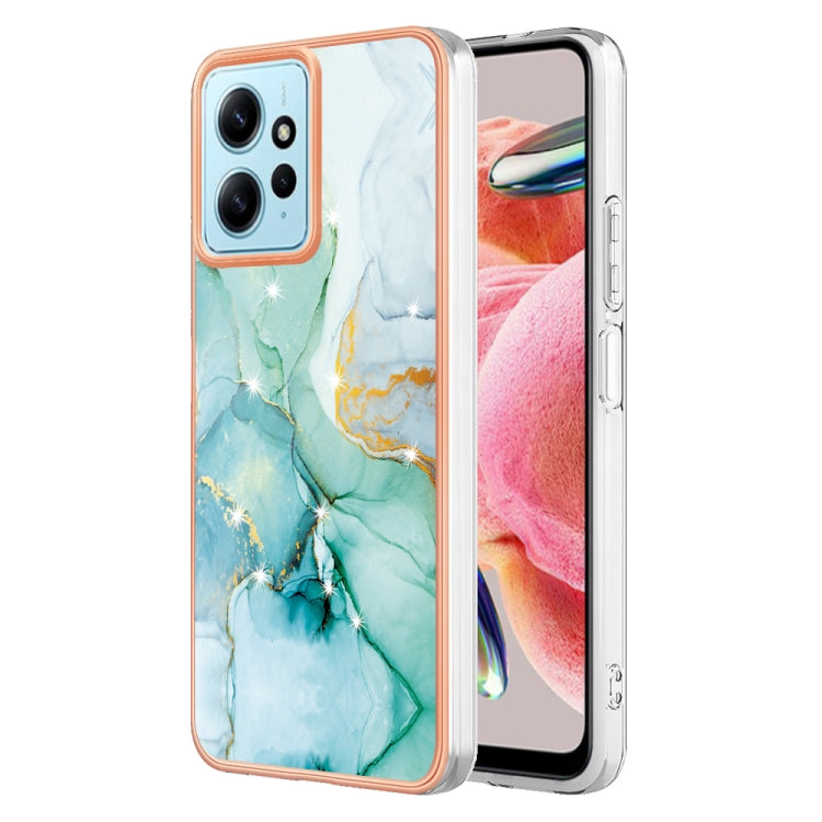 Electroplating Marble Dual-side IMD Phone Case, For Xiaomi Redmi Note 13 Pro+ 5G, For Xiaomi Redmi Note 13 Pro 5G Global, For Xiaomi 13T/13T Pro, For Xiaomi Poco F5 5G/Redmi Note 12 Turbo, For Xiaomi Poco F5 Pro 5G/Redmi K60, For Xiaomi Redmi Note 12S ...