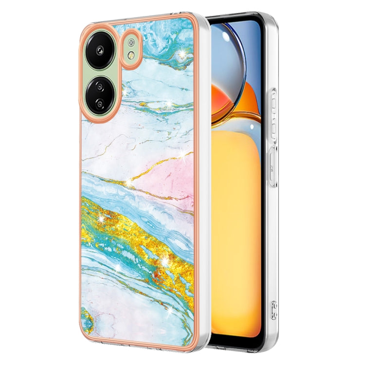 Electroplating Marble Dual-side IMD Phone Case, For Xiaomi Poco M6 Pro 4G, For Xiaomi Redmi A3, For Xiaomi Redmi Note 13 Pro 4G Global, For Xiaomi Redmi Note 13 4G Global, For Xiaomi K70E, For Xiaomi Poco X6 Pro, For Xiaomi Redmi Note 13 5G Global     ...