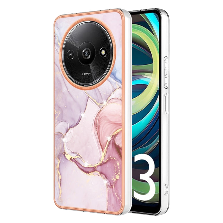 Electroplating Marble Dual-side IMD Phone Case, For Xiaomi Poco M6 Pro 4G, For Xiaomi Redmi A3, For Xiaomi Redmi Note 13 Pro 4G Global, For Xiaomi Redmi Note 13 4G Global, For Xiaomi K70E, For Xiaomi Poco X6 Pro, For Xiaomi Redmi Note 13 5G Global     ...