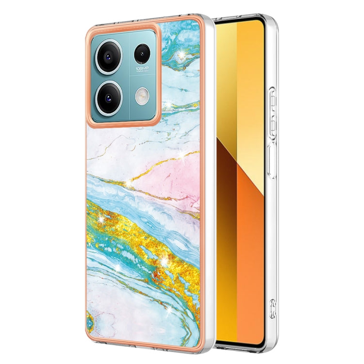 Electroplating Marble Dual-side IMD Phone Case, For Xiaomi Poco M6 Pro 4G, For Xiaomi Redmi A3, For Xiaomi Redmi Note 13 Pro 4G Global, For Xiaomi Redmi Note 13 4G Global, For Xiaomi K70E, For Xiaomi Poco X6 Pro, For Xiaomi Redmi Note 13 5G Global     ...