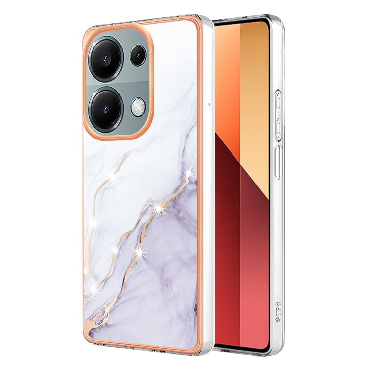 Electroplating Marble Dual-side IMD Phone Case, For Xiaomi Poco M6 Pro 4G, For Xiaomi Redmi A3, For Xiaomi Redmi Note 13 Pro 4G Global, For Xiaomi Redmi Note 13 4G Global, For Xiaomi K70E, For Xiaomi Poco X6 Pro, For Xiaomi Redmi Note 13 5G Global     ...