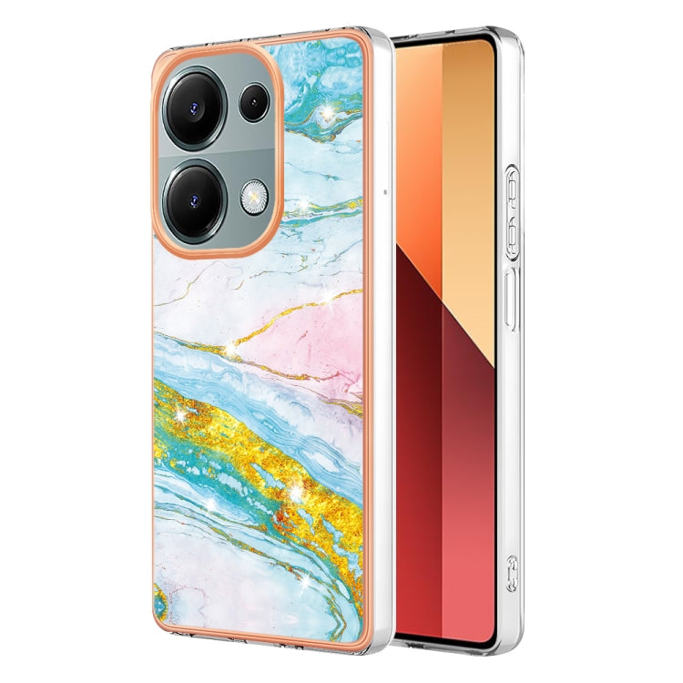 Electroplating Marble Dual-side IMD Phone Case, For Xiaomi Poco M6 Pro 4G, For Xiaomi Redmi A3, For Xiaomi Redmi Note 13 Pro 4G Global, For Xiaomi Redmi Note 13 4G Global, For Xiaomi K70E, For Xiaomi Poco X6 Pro, For Xiaomi Redmi Note 13 5G Global     ...