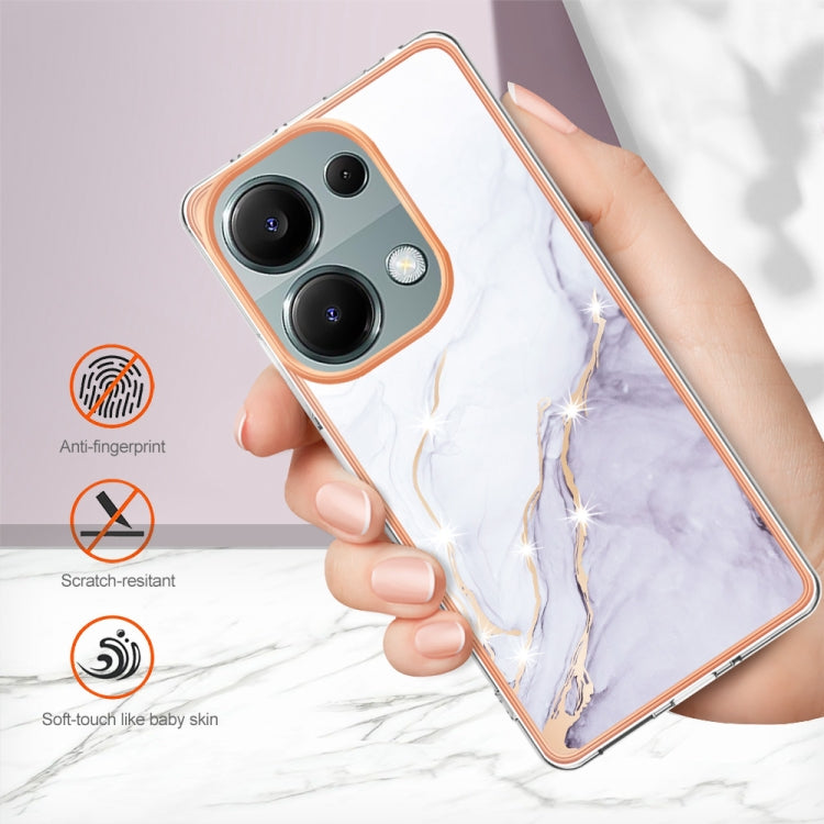 Electroplating Marble Dual-side IMD Phone Case, For Xiaomi Poco M6 Pro 4G, For Xiaomi Redmi A3, For Xiaomi Redmi Note 13 Pro 4G Global, For Xiaomi Redmi Note 13 4G Global, For Xiaomi K70E, For Xiaomi Poco X6 Pro, For Xiaomi Redmi Note 13 5G Global     ...
