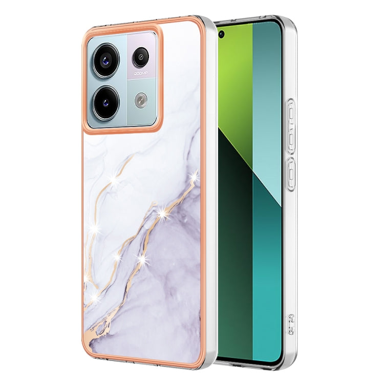 Electroplating Marble Dual-side IMD Phone Case, For Xiaomi Redmi Note 13 Pro+ 5G, For Xiaomi Redmi Note 13 Pro 5G Global, For Xiaomi 13T/13T Pro, For Xiaomi Poco F5 5G/Redmi Note 12 Turbo, For Xiaomi Poco F5 Pro 5G/Redmi K60, For Xiaomi Redmi Note 12S ...