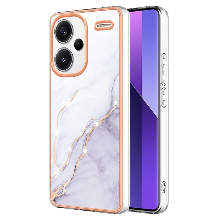 Electroplating Marble Dual-side IMD Phone Case, For Xiaomi Redmi Note 13 Pro+ 5G, For Xiaomi Redmi Note 13 Pro 5G Global, For Xiaomi 13T/13T Pro, For Xiaomi Poco F5 5G/Redmi Note 12 Turbo, For Xiaomi Poco F5 Pro 5G/Redmi K60, For Xiaomi Redmi Note 12S ...
