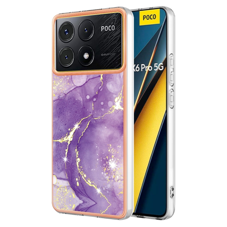 Electroplating Marble Dual-side IMD Phone Case, For Xiaomi Poco M6 Pro 4G, For Xiaomi Redmi A3, For Xiaomi Redmi Note 13 Pro 4G Global, For Xiaomi Redmi Note 13 4G Global, For Xiaomi K70E, For Xiaomi Poco X6 Pro, For Xiaomi Redmi Note 13 5G Global     ...