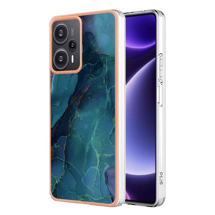 Electroplating Marble Dual-side IMD TPU Phone Case, For Xiaomi 13T/13T Pro, For Xiaomi Poco F5 5G/Redmi Note 12 Turbo, For Xiaomi Poco F5 Pro 5G/Redmi K60, For Xiaomi Redmi Note 12S 4G, For Xiaomi Redmi Note 12 4G Global