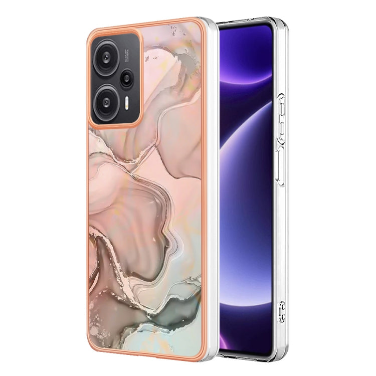 Electroplating Marble Dual-side IMD TPU Phone Case, For Xiaomi 13T/13T Pro, For Xiaomi Poco F5 5G/Redmi Note 12 Turbo, For Xiaomi Poco F5 Pro 5G/Redmi K60, For Xiaomi Redmi Note 12S 4G, For Xiaomi Redmi Note 12 4G Global