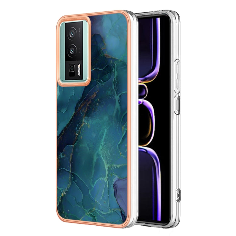 Electroplating Marble Dual-side IMD TPU Phone Case, For Xiaomi 13T/13T Pro, For Xiaomi Poco F5 5G/Redmi Note 12 Turbo, For Xiaomi Poco F5 Pro 5G/Redmi K60, For Xiaomi Redmi Note 12S 4G, For Xiaomi Redmi Note 12 4G Global