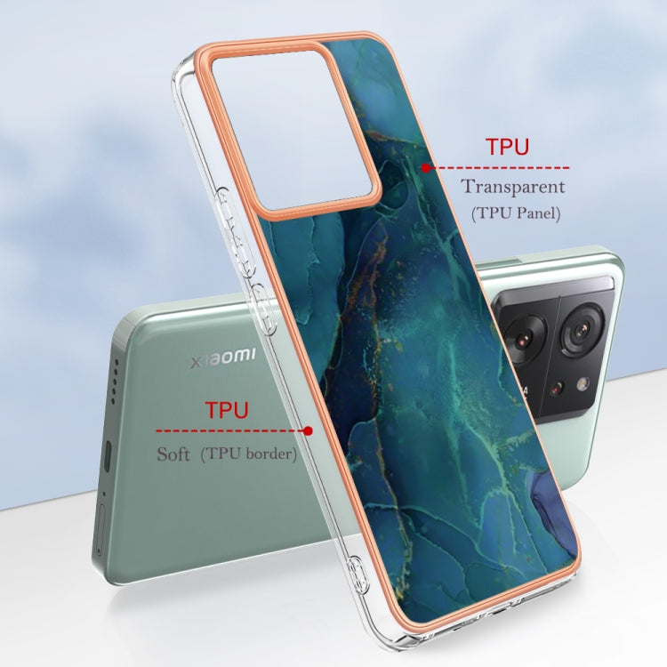Electroplating Marble Dual-side IMD TPU Phone Case, For Xiaomi 13T/13T Pro, For Xiaomi Poco F5 5G/Redmi Note 12 Turbo, For Xiaomi Poco F5 Pro 5G/Redmi K60, For Xiaomi Redmi Note 12S 4G, For Xiaomi Redmi Note 12 4G Global