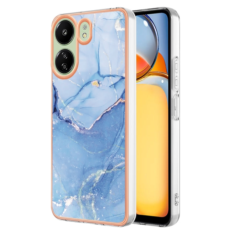 Electroplating Marble Dual-side IMD TPU Phone Case, For Xiaomi Redmi Note 13 Pro 4G/Poco M6 Pro 4G, For Xiaomi Redmi A3, Xiaomi Redmi Note 13 4G, For Xiaomi Poco X6 Pro / Redmi K70E, For Xiaomi Redmi Note 13 5G Global, For Xiaomi Redmi 13C 4G          ...