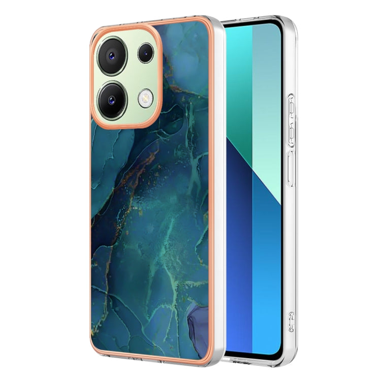 Electroplating Marble Dual-side IMD TPU Phone Case, For Xiaomi Redmi Note 13 Pro 4G/Poco M6 Pro 4G, For Xiaomi Redmi A3, Xiaomi Redmi Note 13 4G, For Xiaomi Poco X6 Pro / Redmi K70E, For Xiaomi Redmi Note 13 5G Global, For Xiaomi Redmi 13C 4G          ...