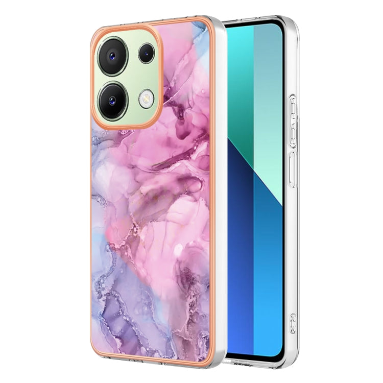 Electroplating Marble Dual-side IMD TPU Phone Case, For Xiaomi Redmi Note 13 Pro 4G/Poco M6 Pro 4G, For Xiaomi Redmi A3, Xiaomi Redmi Note 13 4G, For Xiaomi Poco X6 Pro / Redmi K70E, For Xiaomi Redmi Note 13 5G Global, For Xiaomi Redmi 13C 4G          ...