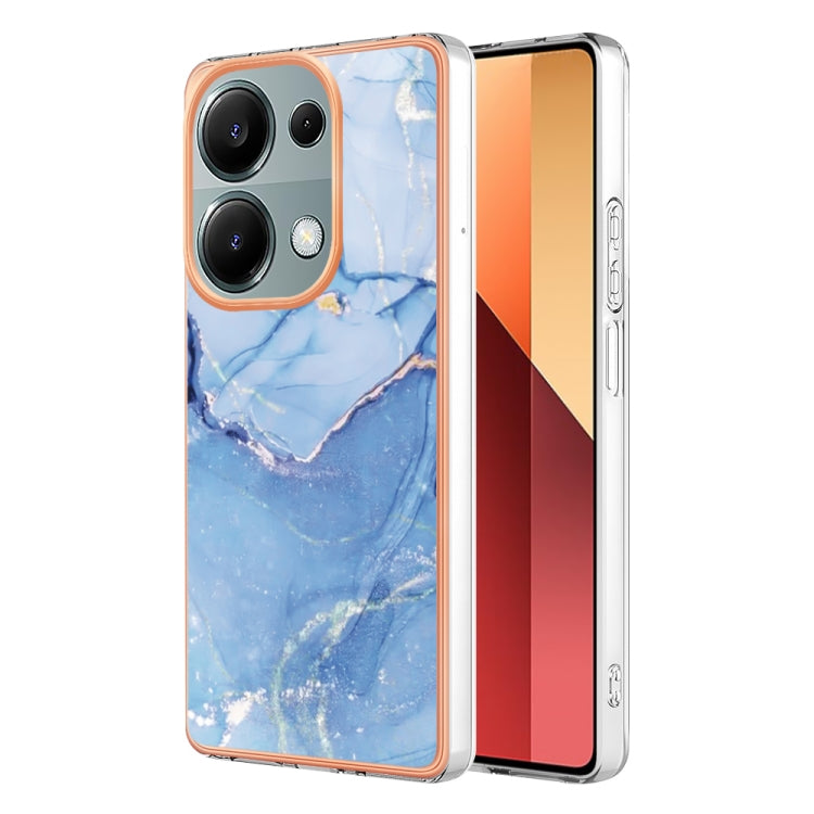 Electroplating Marble Dual-side IMD TPU Phone Case, For Xiaomi Redmi Note 13 Pro 4G/Poco M6 Pro 4G, For Xiaomi Redmi A3, Xiaomi Redmi Note 13 4G, For Xiaomi Poco X6 Pro / Redmi K70E, For Xiaomi Redmi Note 13 5G Global, For Xiaomi Redmi 13C 4G          ...