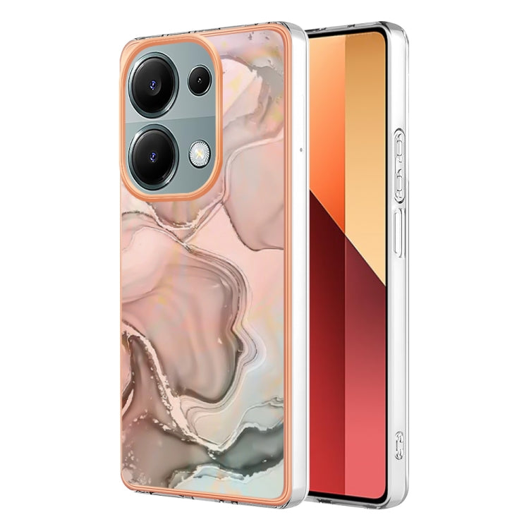 Electroplating Marble Dual-side IMD TPU Phone Case, For Xiaomi Redmi Note 13 Pro 4G/Poco M6 Pro 4G, For Xiaomi Redmi A3, Xiaomi Redmi Note 13 4G, For Xiaomi Poco X6 Pro / Redmi K70E, For Xiaomi Redmi Note 13 5G Global, For Xiaomi Redmi 13C 4G          ...