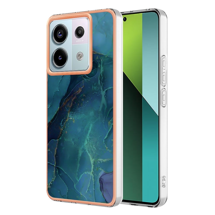 Electroplating Marble Dual-side IMD TPU Phone Case, For Xiaomi Redmi Note 13 Pro 4G/Poco M6 Pro 4G, For Xiaomi Redmi A3, Xiaomi Redmi Note 13 4G, For Xiaomi Poco X6 Pro / Redmi K70E, For Xiaomi Redmi Note 13 5G Global, For Xiaomi Redmi 13C 4G          ...