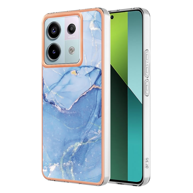 Electroplating Marble Dual-side IMD TPU Phone Case, For Xiaomi Redmi Note 13 Pro 4G/Poco M6 Pro 4G, For Xiaomi Redmi A3, Xiaomi Redmi Note 13 4G, For Xiaomi Poco X6 Pro / Redmi K70E, For Xiaomi Redmi Note 13 5G Global, For Xiaomi Redmi 13C 4G          ...