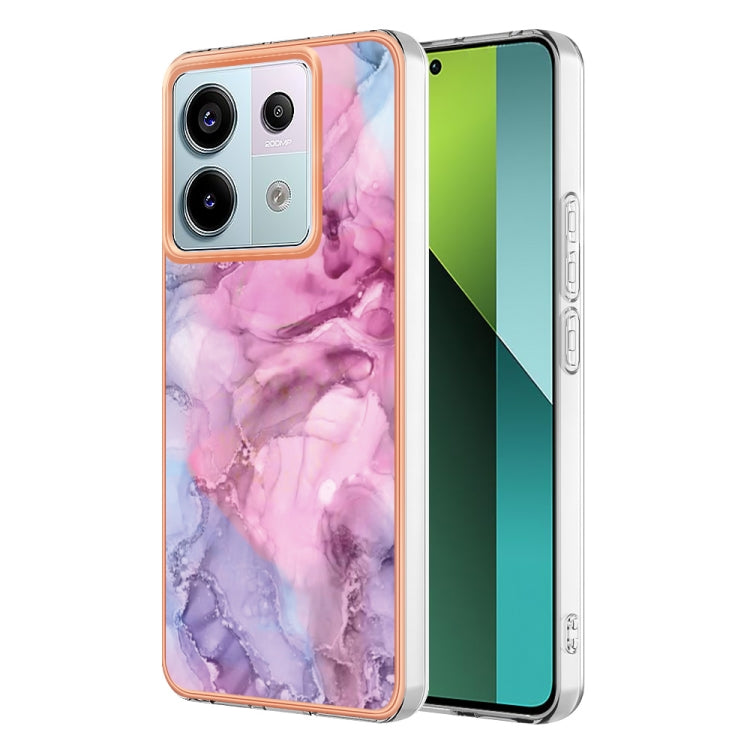 Electroplating Marble Dual-side IMD TPU Phone Case, For Xiaomi Redmi Note 13 Pro 4G/Poco M6 Pro 4G, For Xiaomi Redmi A3, Xiaomi Redmi Note 13 4G, For Xiaomi Poco X6 Pro / Redmi K70E, For Xiaomi Redmi Note 13 5G Global, For Xiaomi Redmi 13C 4G          ...