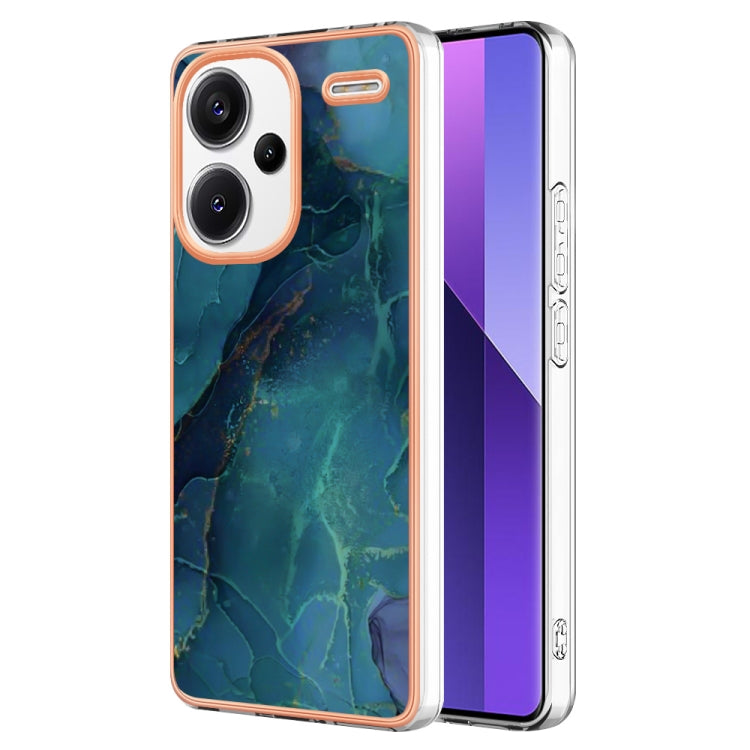 Electroplating Marble Dual-side IMD TPU Phone Case, For Xiaomi Redmi Note 13 Pro 4G/Poco M6 Pro 4G, For Xiaomi Redmi A3, Xiaomi Redmi Note 13 4G, For Xiaomi Poco X6 Pro / Redmi K70E, For Xiaomi Redmi Note 13 5G Global, For Xiaomi Redmi 13C 4G          ...