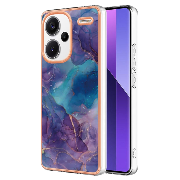 Electroplating Marble Dual-side IMD TPU Phone Case, For Xiaomi Redmi Note 13 Pro 4G/Poco M6 Pro 4G, For Xiaomi Redmi A3, Xiaomi Redmi Note 13 4G, For Xiaomi Poco X6 Pro / Redmi K70E, For Xiaomi Redmi Note 13 5G Global, For Xiaomi Redmi 13C 4G          ...