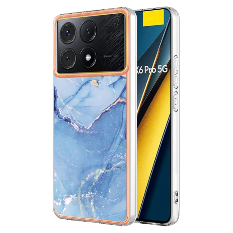 Electroplating Marble Dual-side IMD TPU Phone Case, For Xiaomi Redmi Note 13 Pro 4G/Poco M6 Pro 4G, For Xiaomi Redmi A3, Xiaomi Redmi Note 13 4G, For Xiaomi Poco X6 Pro / Redmi K70E, For Xiaomi Redmi Note 13 5G Global, For Xiaomi Redmi 13C 4G          ...