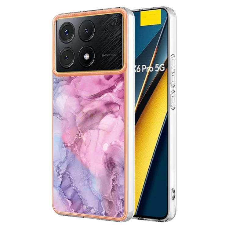 Electroplating Marble Dual-side IMD TPU Phone Case, For Xiaomi Redmi Note 13 Pro 4G/Poco M6 Pro 4G, For Xiaomi Redmi A3, Xiaomi Redmi Note 13 4G, For Xiaomi Poco X6 Pro / Redmi K70E, For Xiaomi Redmi Note 13 5G Global, For Xiaomi Redmi 13C 4G          ...