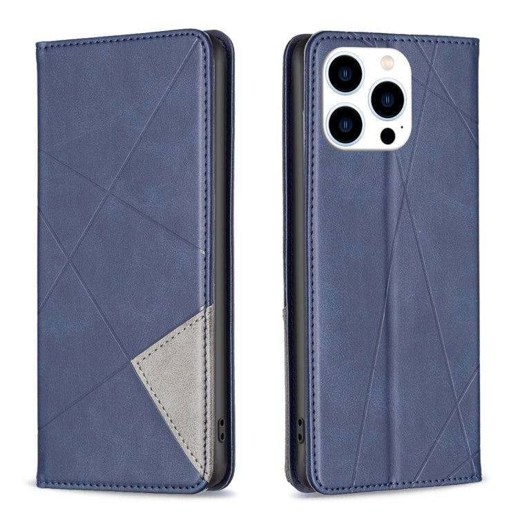 Rhombus Texture Magnetic Leather Phone Case, For iPhone 17 Pro Max, For iPhone 17 Pro, For iPhone 17, For iPhone Air, For iPhone 16 Pro Max, For iPhone 16 Pro, For iPhone 16 Plus, For iPhone 16