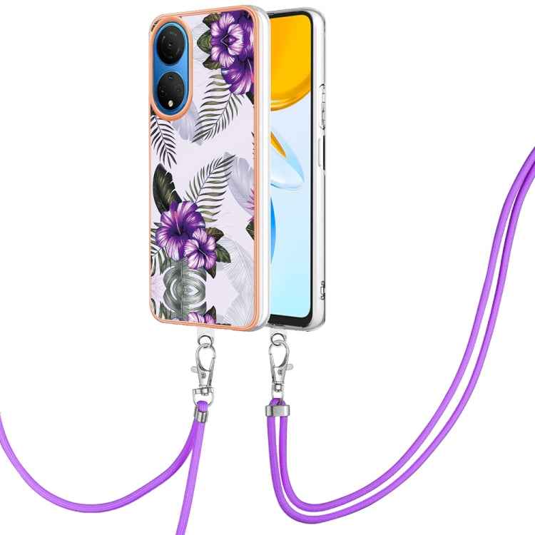 Electroplating IMD TPU Phone Case with Lanyard, For Honor X7, For Honor X8 4G