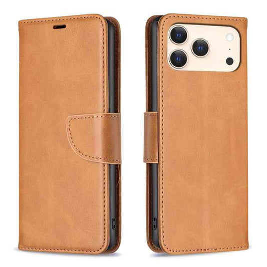 Lambskin Texture Pure Color Flip Leather Phone Case, For iPhone 17 Pro Max, For iPhone 17 Pro, For iPhone 17, For iPhone Air, For iPhone 16 Pro Max, For iPhone 16 Pro, For iPhone 16 Plus, For iPhone 16