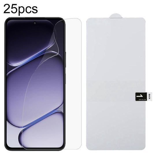 25pcs Full Screen Protector Explosion-proof Hydrogel Film, For OnePlus Nord CE6 Lite, For OnePlus Nord CE6, For OnePlus Ace 6 Ultra, For OnePlus Nord 6 5G, For OnePlus 15T, For OnePlus Ace 6, For OnePlus 15, For OnePlus Ace 5 / 5 Pro / 13R             ...