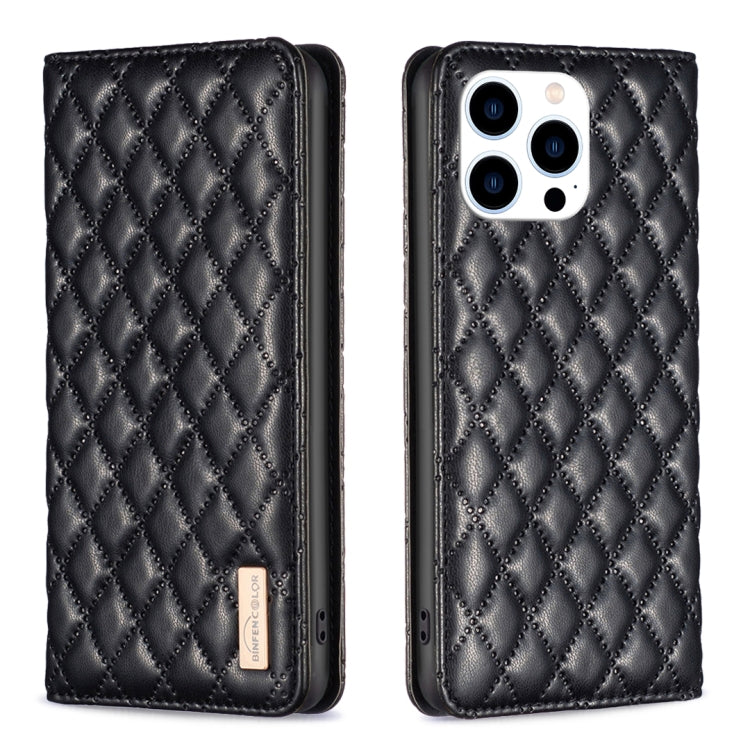 Diamond Lattice Magnetic Leather Flip Phone Case, For iPhone 17 Pro Max, For iPhone 17 Pro, For iPhone 17, For iPhone Air, For iPhone 16 Pro Max, For iPhone 16 Pro, For iPhone 16 Plus, For iPhone 16