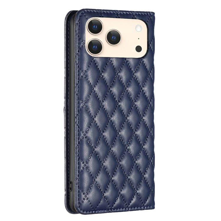 Diamond Lattice Magnetic Leather Flip Phone Case, For iPhone 17 Pro Max, For iPhone 17 Pro, For iPhone 17, For iPhone Air, For iPhone 16 Pro Max, For iPhone 16 Pro, For iPhone 16 Plus, For iPhone 16