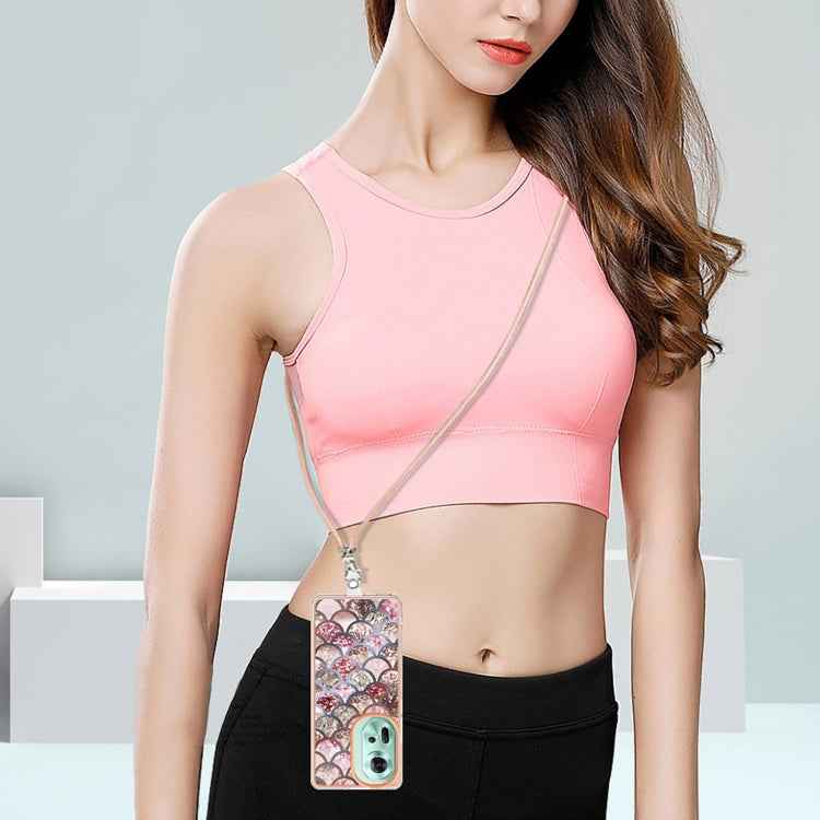 Electroplating IMD TPU Phone Case with Lanyard, For OPPO Reno11 5G Global, For OPPO Reno11 Pro 5G Global, For OPPO A58 4G, For OPPO Reno10 5G Global, For OPPO Reno10 Pro 5G Global, For OPPO A78 4G, For OPPO Reno8 T 4G, For OPPO A78 / A58