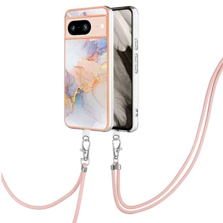 Electroplating IMD TPU Phone Case with Lanyard, For Google Pixel 9 Pro XL, For Google Pixel 9 / 9 Pro, For Google Pixel 8a, For Google Pixel 8 Pro, For Google Pixel 8, For Google Pixel 7a, For Google Pixel 6a