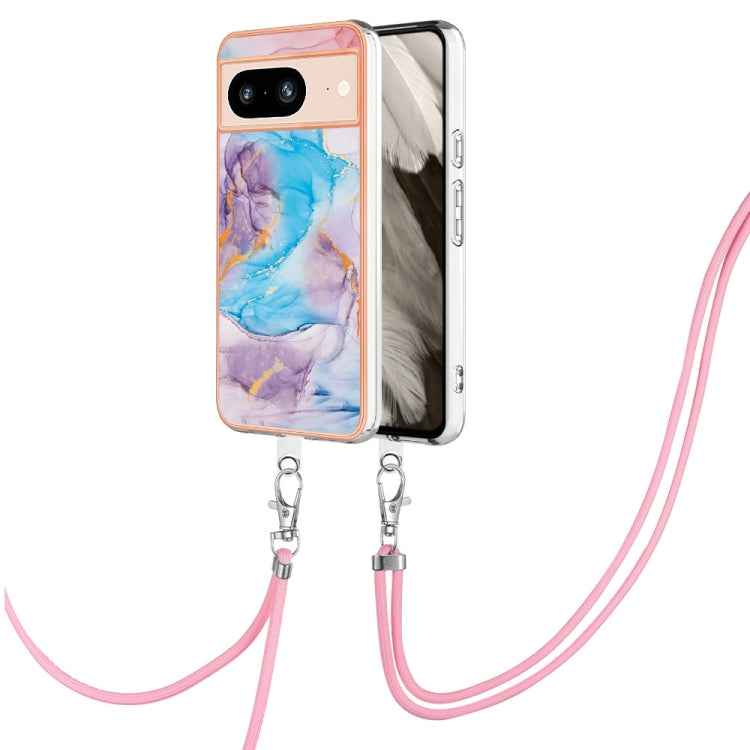Electroplating IMD TPU Phone Case with Lanyard, For Google Pixel 9 Pro XL, For Google Pixel 9 / 9 Pro, For Google Pixel 8a, For Google Pixel 8 Pro, For Google Pixel 8, For Google Pixel 7a, For Google Pixel 6a