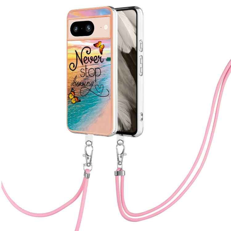 Electroplating IMD TPU Phone Case with Lanyard, For Google Pixel 9 Pro XL, For Google Pixel 9 / 9 Pro, For Google Pixel 8a, For Google Pixel 8 Pro, For Google Pixel 8, For Google Pixel 7a, For Google Pixel 6a
