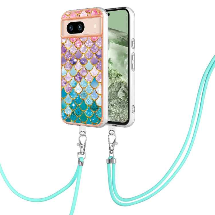 Electroplating IMD TPU Phone Case with Lanyard, For Google Pixel 9 Pro XL, For Google Pixel 9 / 9 Pro, For Google Pixel 8a, For Google Pixel 8 Pro, For Google Pixel 8, For Google Pixel 7a, For Google Pixel 6a