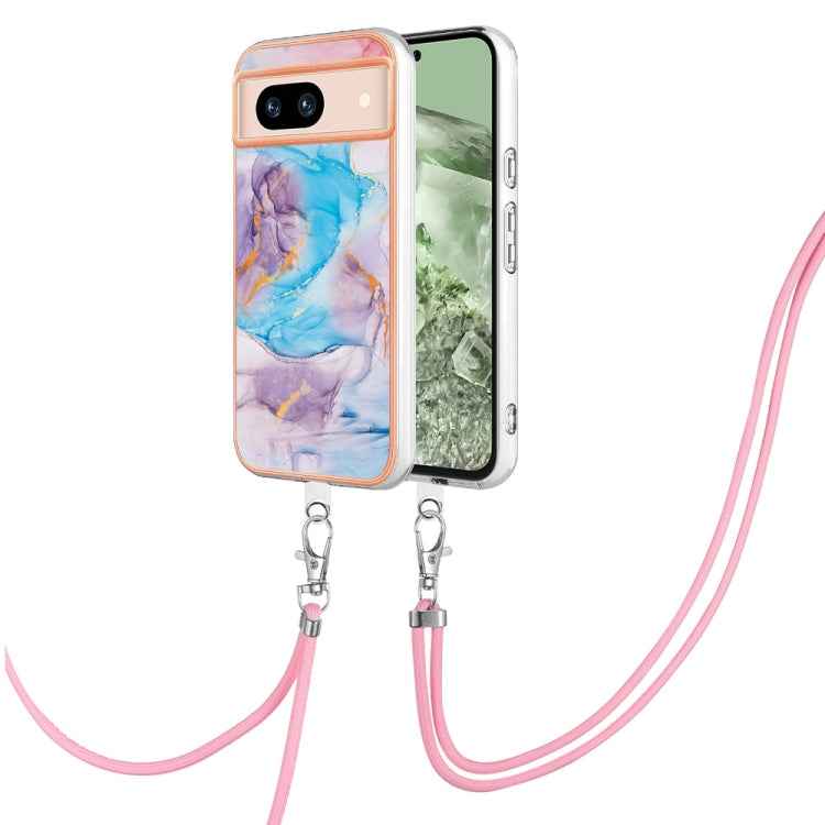 Electroplating IMD TPU Phone Case with Lanyard, For Google Pixel 9 Pro XL, For Google Pixel 9 / 9 Pro, For Google Pixel 8a, For Google Pixel 8 Pro, For Google Pixel 8, For Google Pixel 7a, For Google Pixel 6a