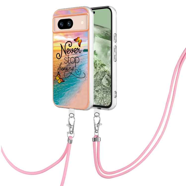 Electroplating IMD TPU Phone Case with Lanyard, For Google Pixel 9 Pro XL, For Google Pixel 9 / 9 Pro, For Google Pixel 8a, For Google Pixel 8 Pro, For Google Pixel 8, For Google Pixel 7a, For Google Pixel 6a