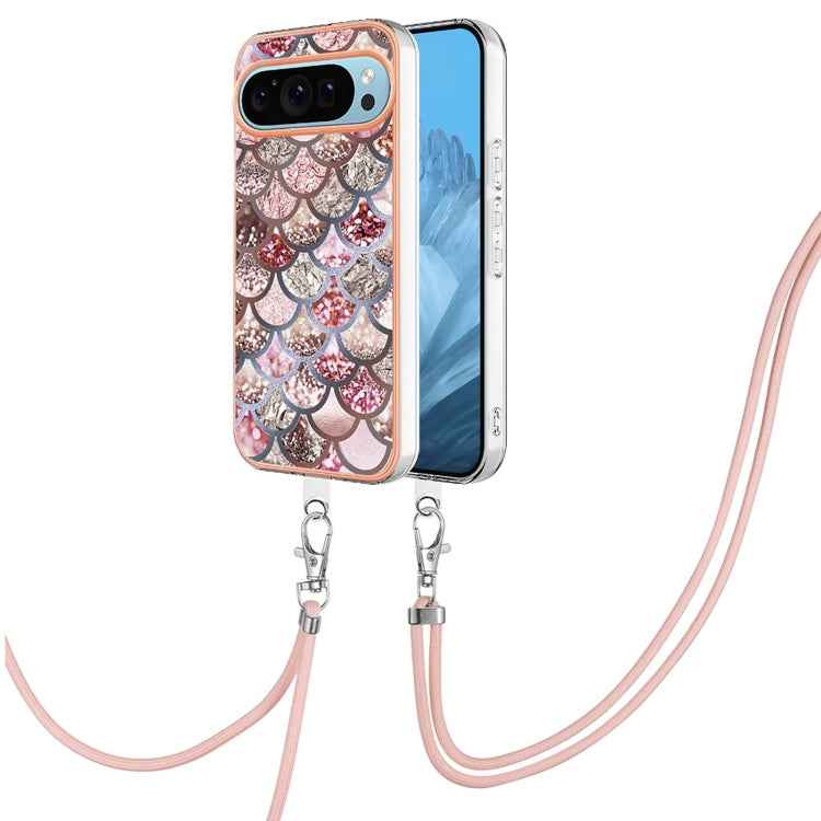 Electroplating IMD TPU Phone Case with Lanyard, For Google Pixel 9 Pro XL, For Google Pixel 9 / 9 Pro, For Google Pixel 8a, For Google Pixel 8 Pro, For Google Pixel 8, For Google Pixel 7a, For Google Pixel 6a